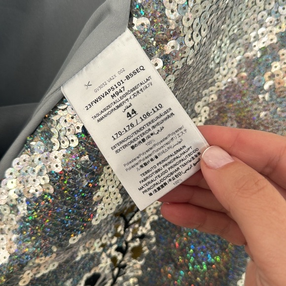 NEW Giambattista Valli Floral sequined embroidered gown Sz 44 - Picture 17 of 17